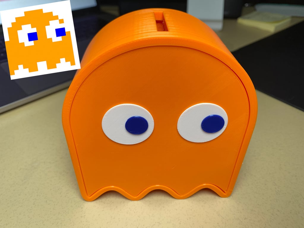 3 Layer: Pac-Man Ghost piggy bank