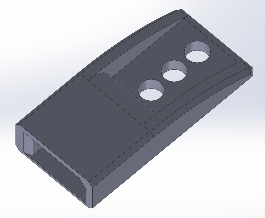 Miniatura 2 do modelo 3D Facemask Quick Release Buckle