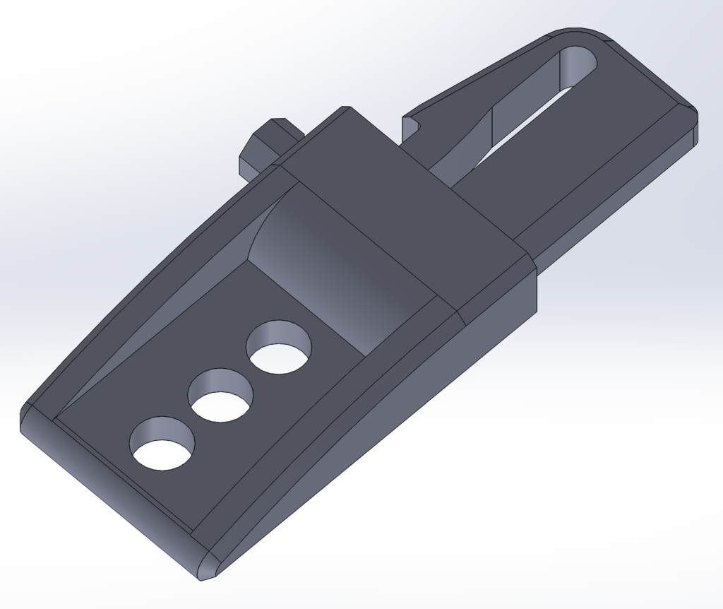 Miniatura 3 do modelo 3D Facemask Quick Release Buckle