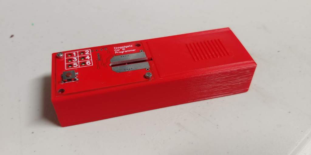 Box for foogadgets SSD Car ID Programmer +9v and switch
