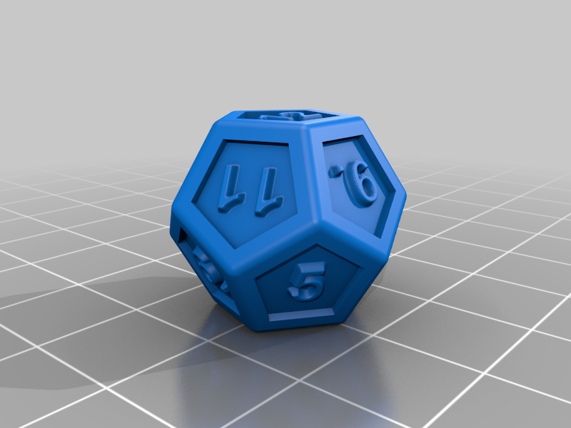 Another Dice Set for DnD by Udo's 3D World Download free STL model
