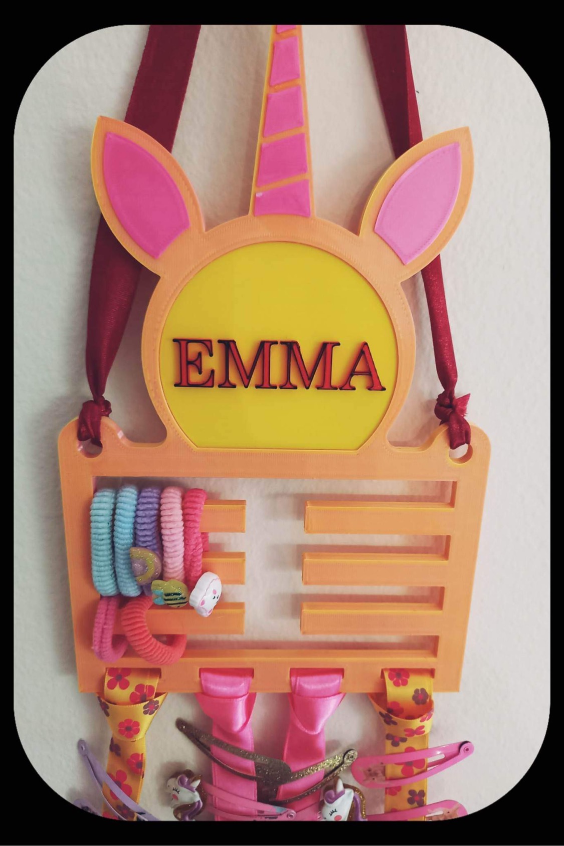 Unicorn hair accessories holder