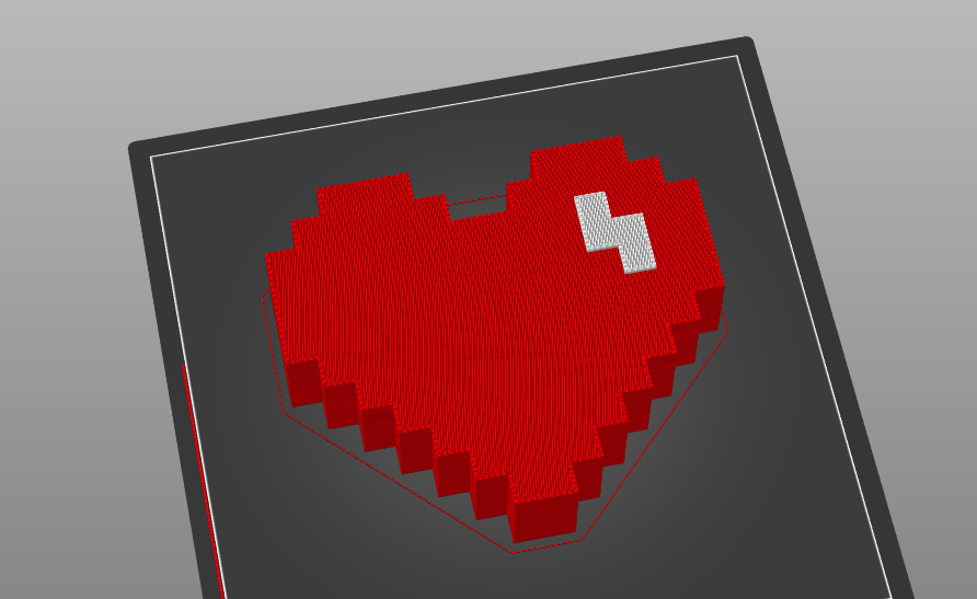 Pixel Heart - Home Decoration by CalebTimoteo | Download free STL model ...