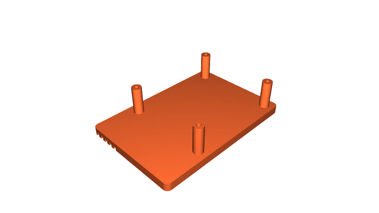 ZX-Uno PI case by nihirash | Download free STL model