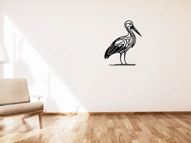 Stork / Čáp wall or table decoration