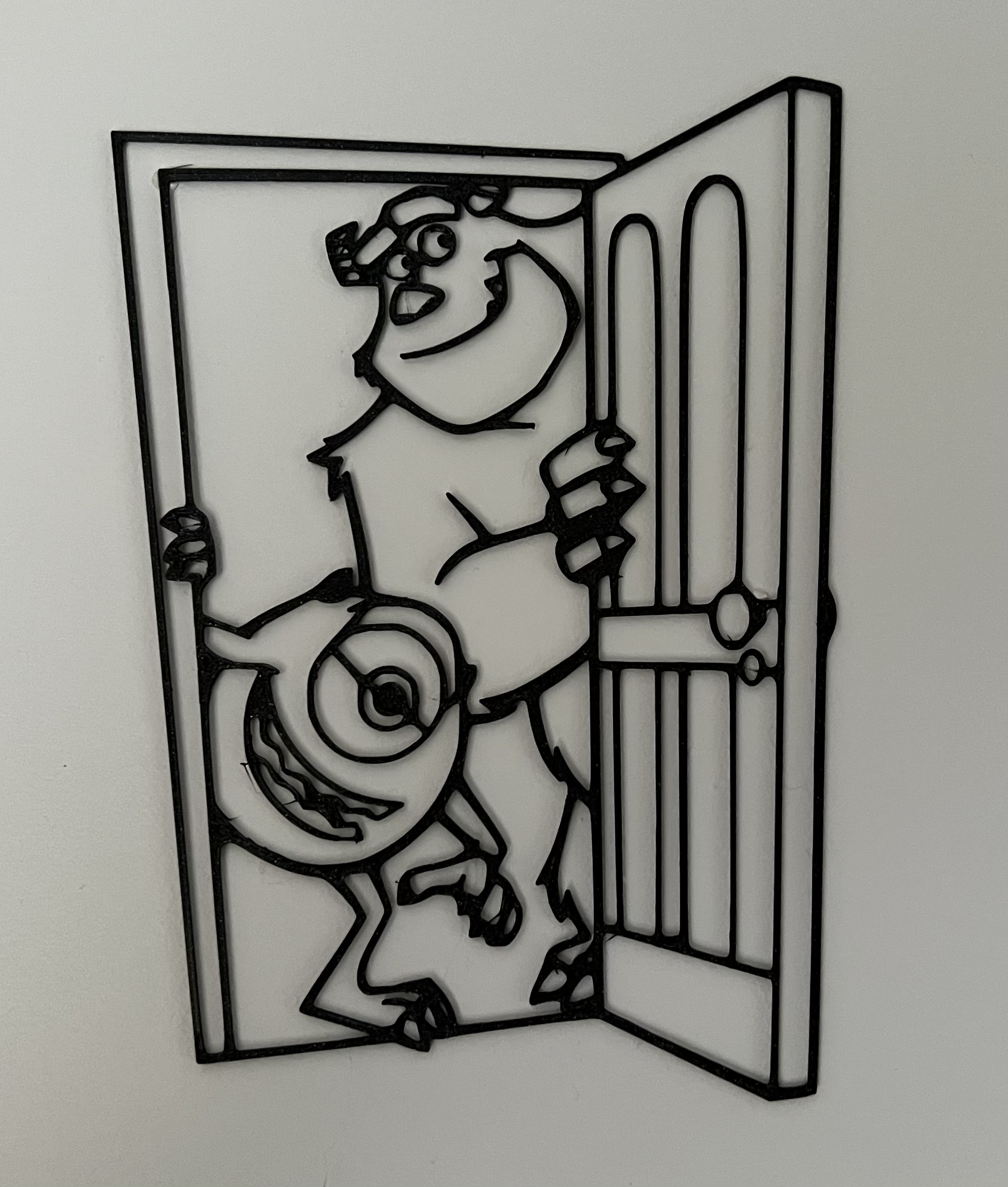 Monsters, Inc. (Bob Razowski and Jacques Sullivan) Wall Art