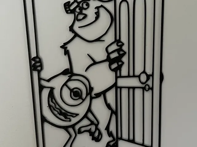 Monsters, Inc. (Bob Razowski and Jacques Sullivan) Wall Art