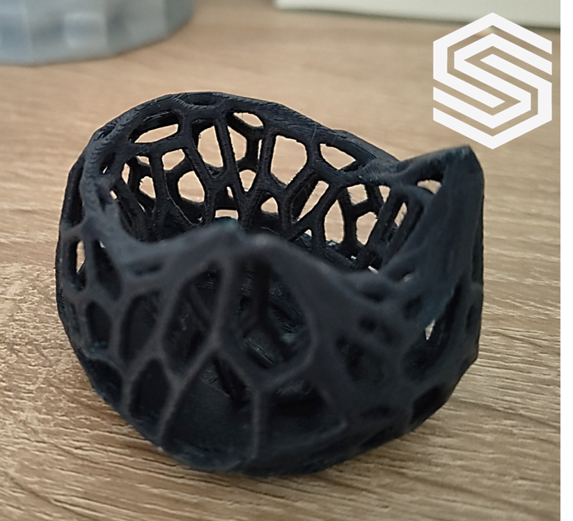 Cute Voronoi Cat bowl
