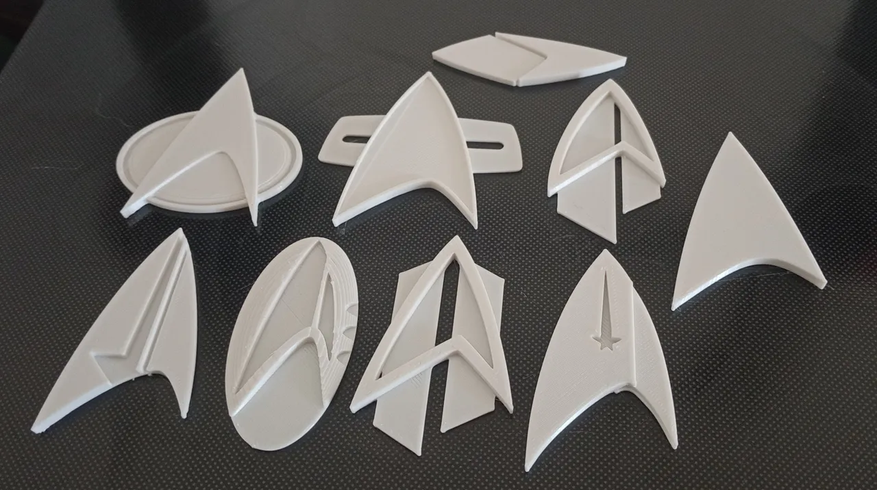 Star Trek Delta's (badges) by DarthMupet, Download free STL model