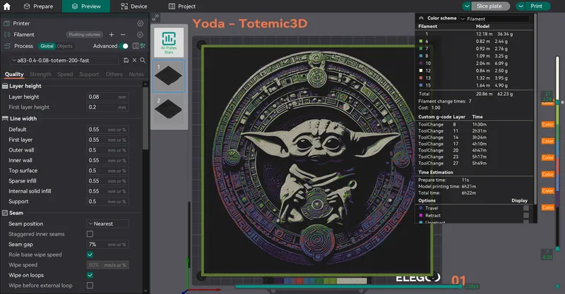 Yoda Painting by andronick83 | Download free STL model | Printables.com
