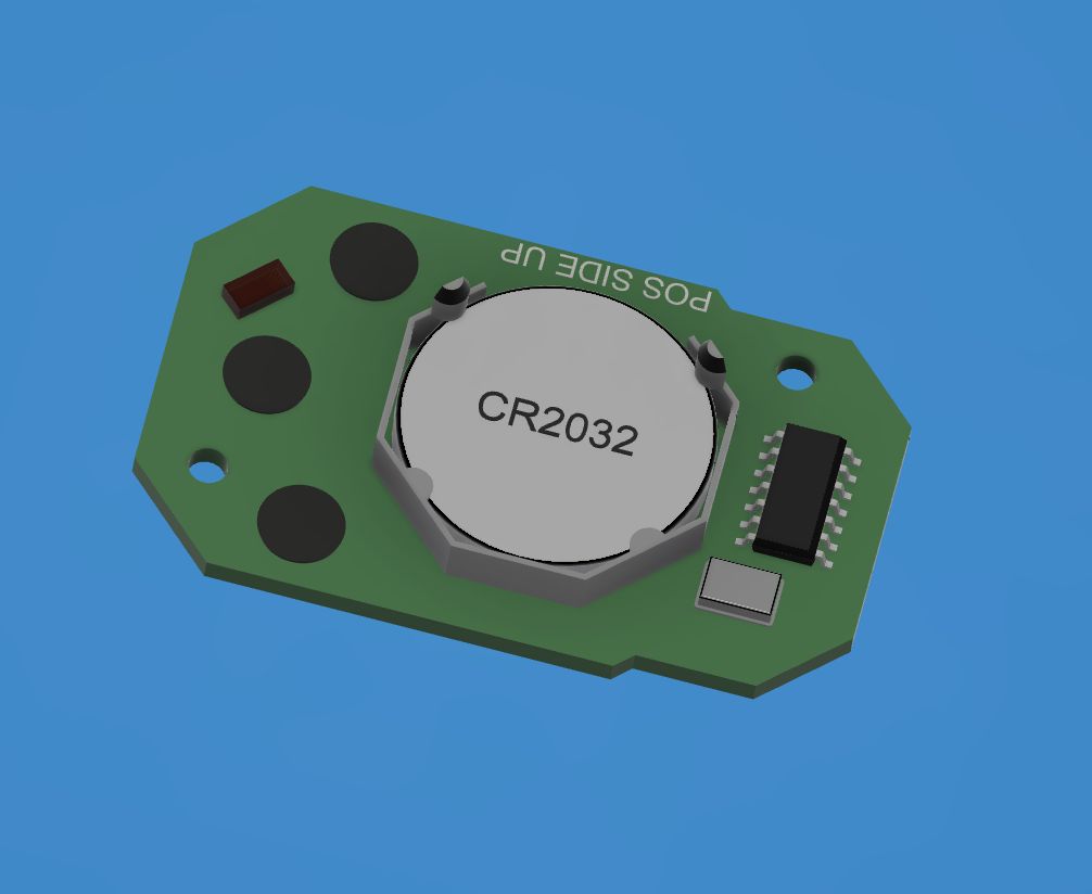 Miniatura 3 do modelo 3D Switch Wall Plate - Double Plus Push Button