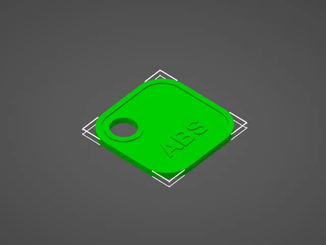ABS Filament Sample