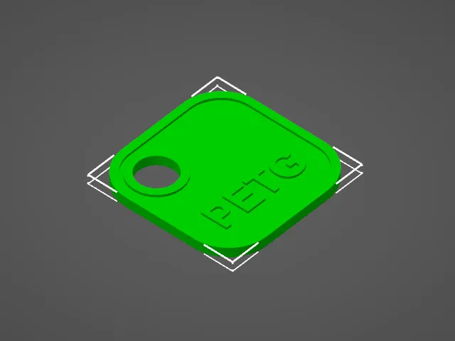 PETG Filament Sample