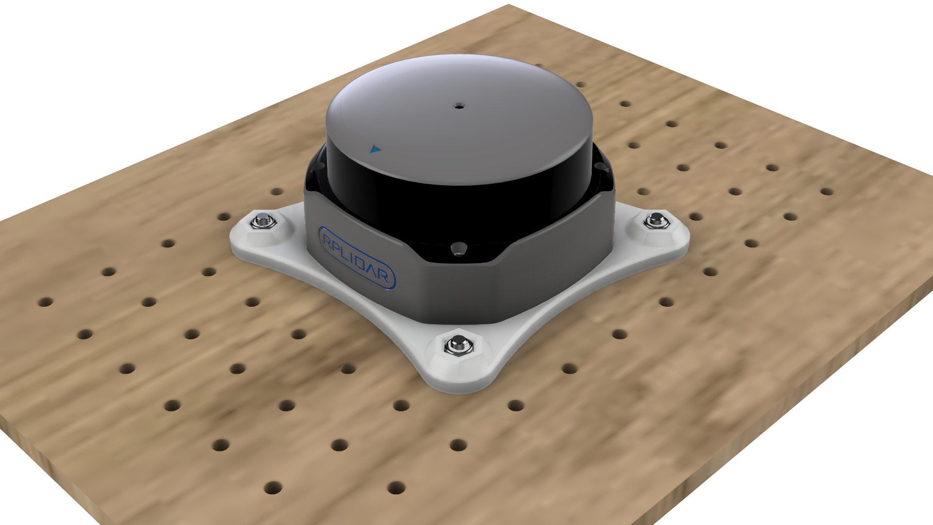 RPLidar S2 TurtleBot2 table bracket mount