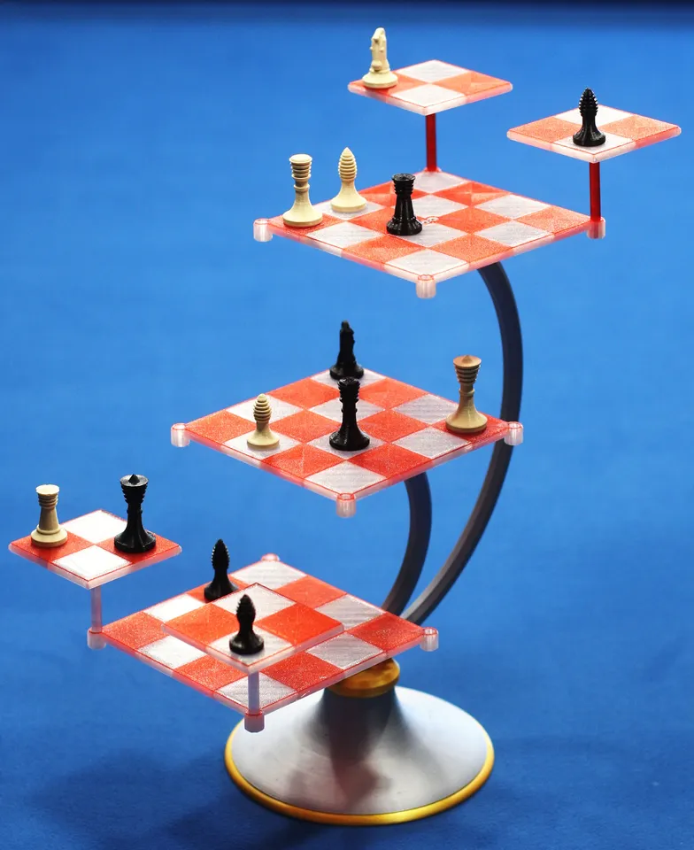 Star Trek Tridimensional 3D Chess Set Replica