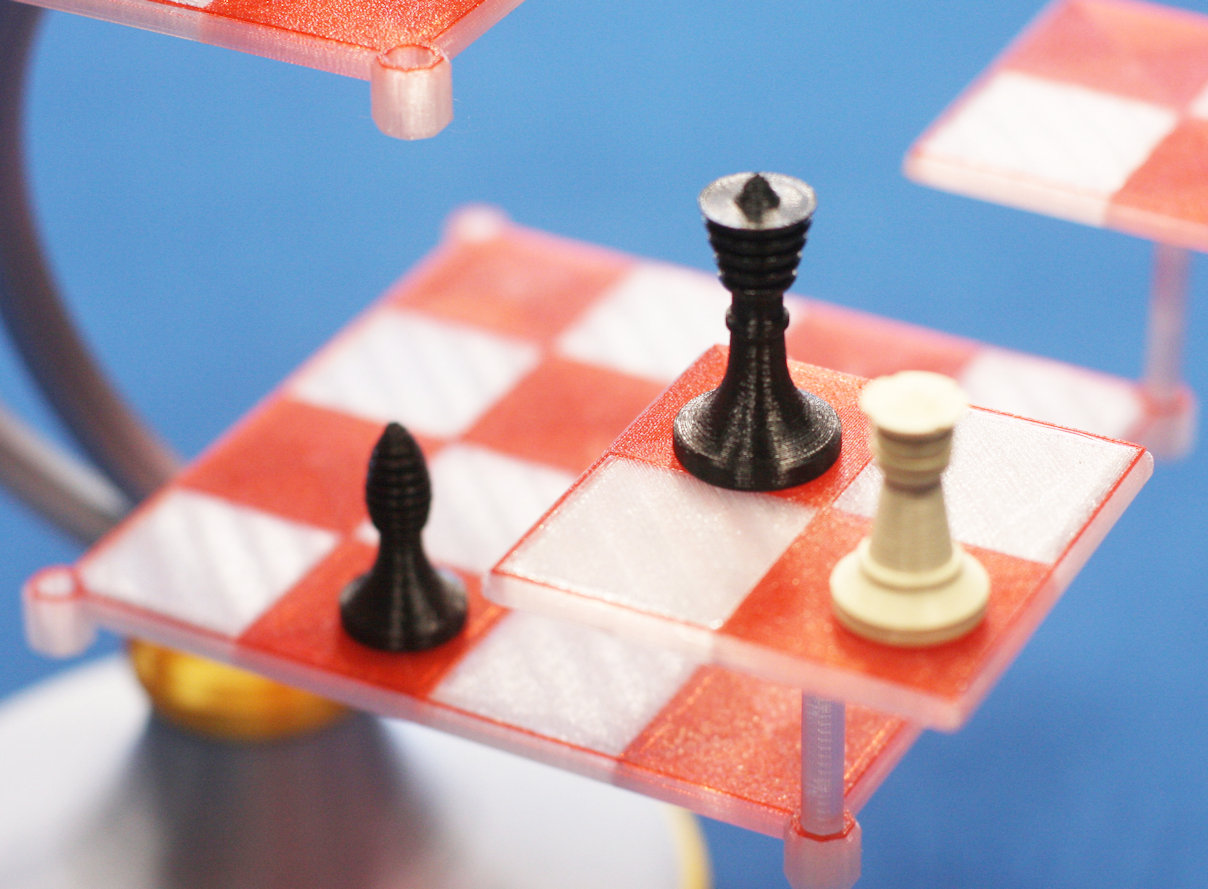 Thingisplore - 3D Printed 3D Chess Set 