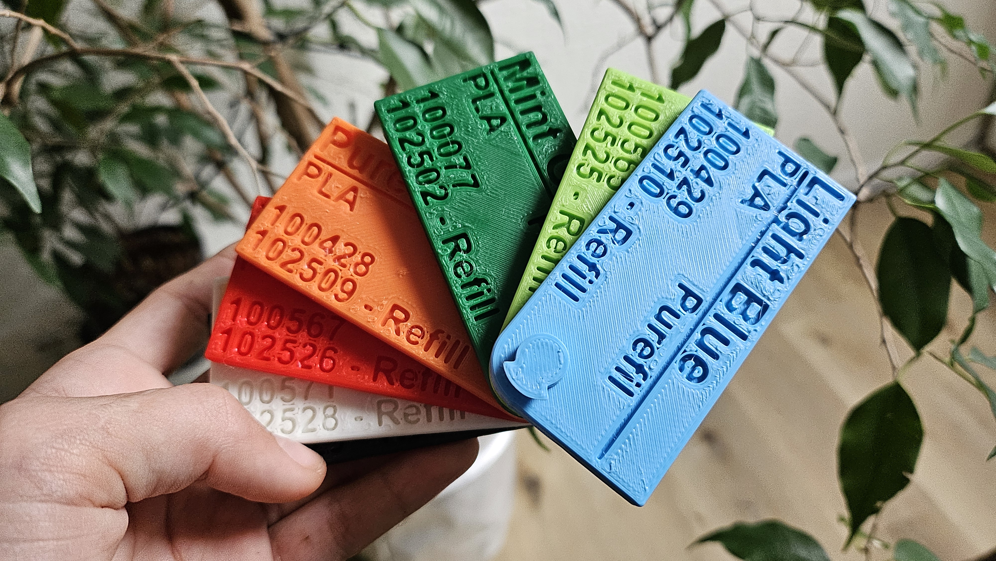 Filament Test Samples 100% Printable