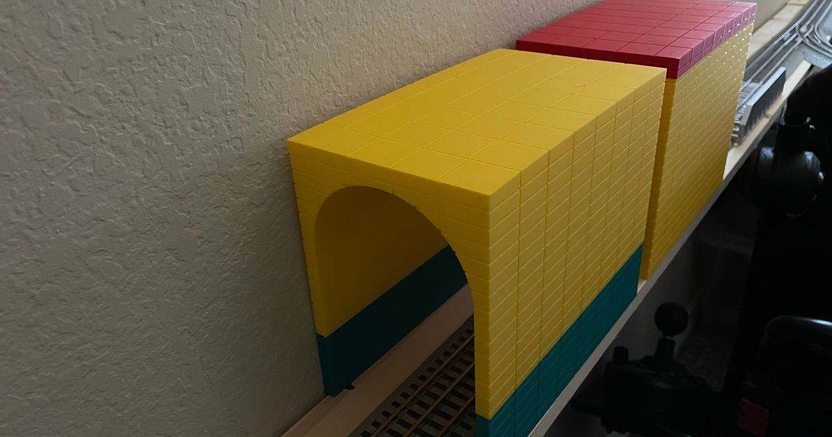 Train Tunnel O gauge by rlfigueiredo Download free STL model