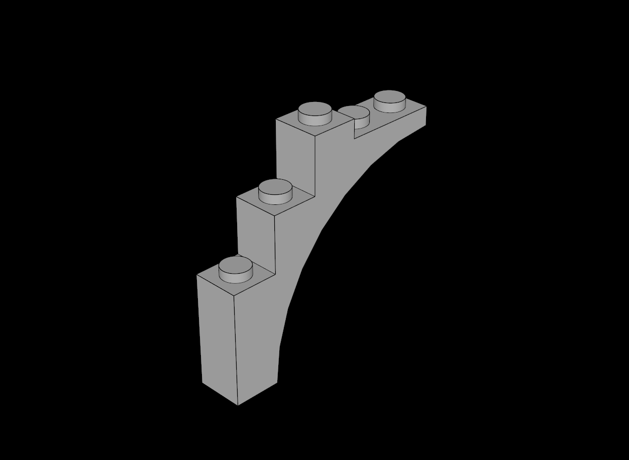 Lego Compatible (2339.dat) Arch  1 x  5 x  4