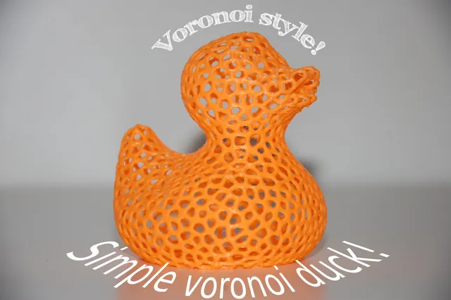 Voronoi rubber duck