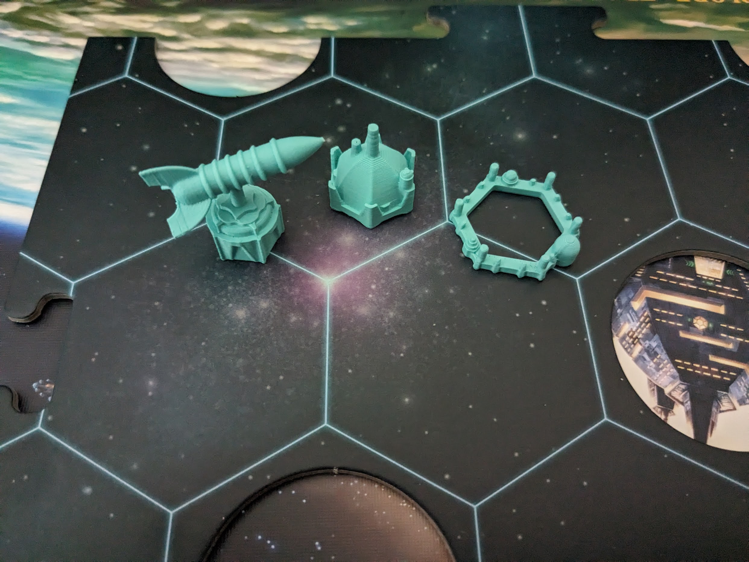 Catan Starfarers Pieces