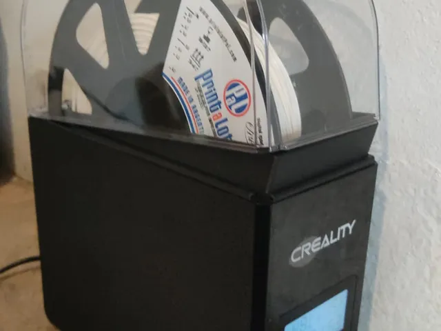 Creality dry box 2.0 closure bracket for larger spools