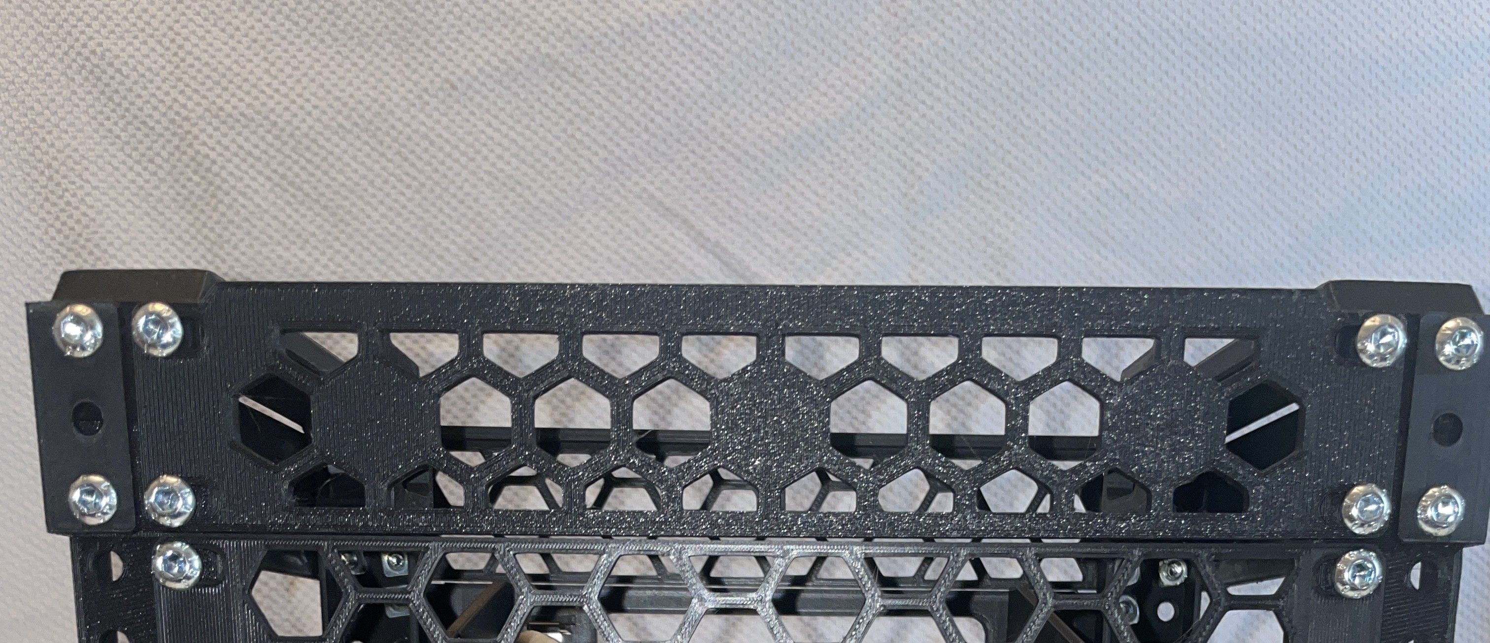 10-inch honeycomb blank plate reinforced - higher as standard 1U
