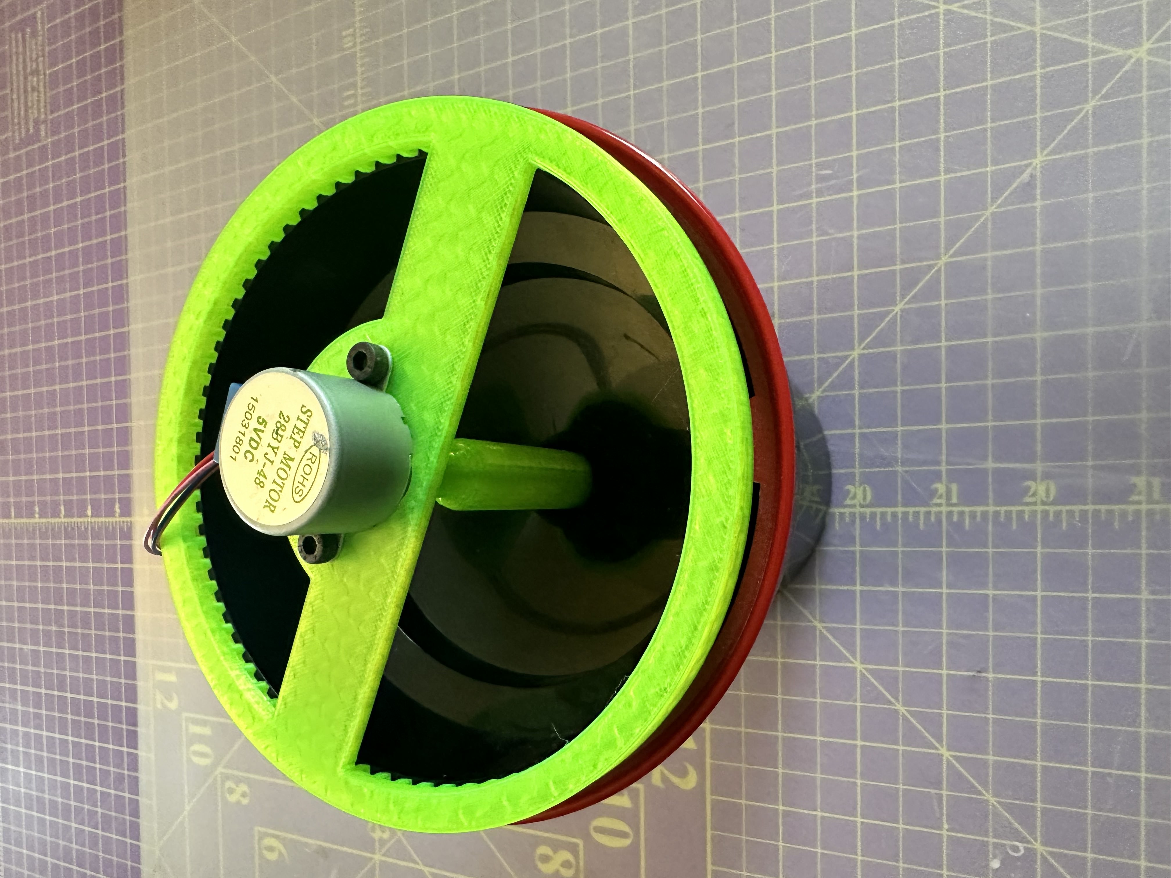 Paterson Film Developing Tank Motorization Setup
