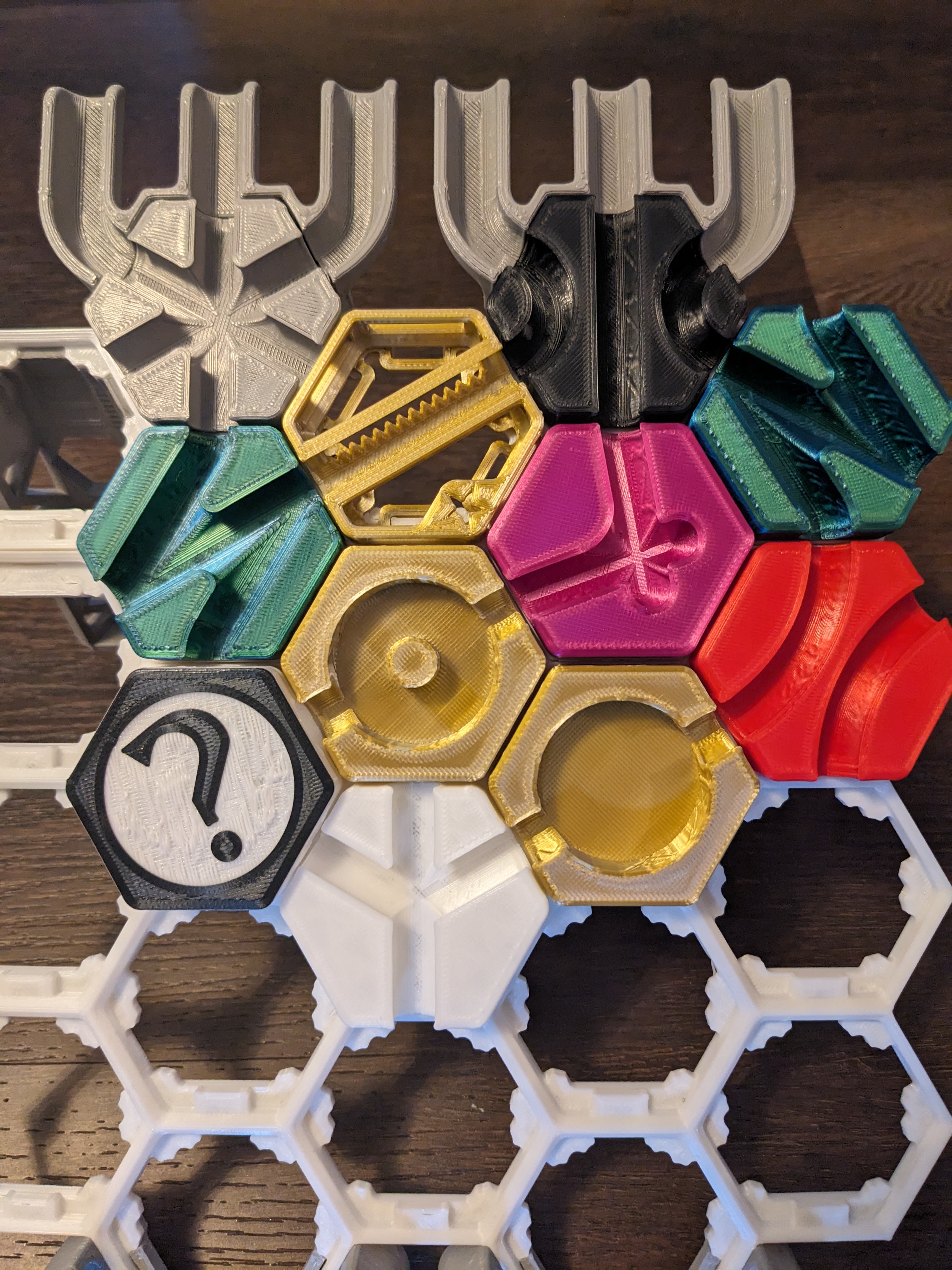 Circular Basic Hextraction Tiles