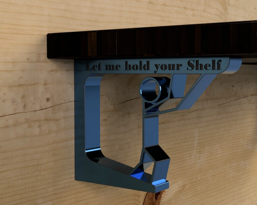 Shelf hold by Sticky