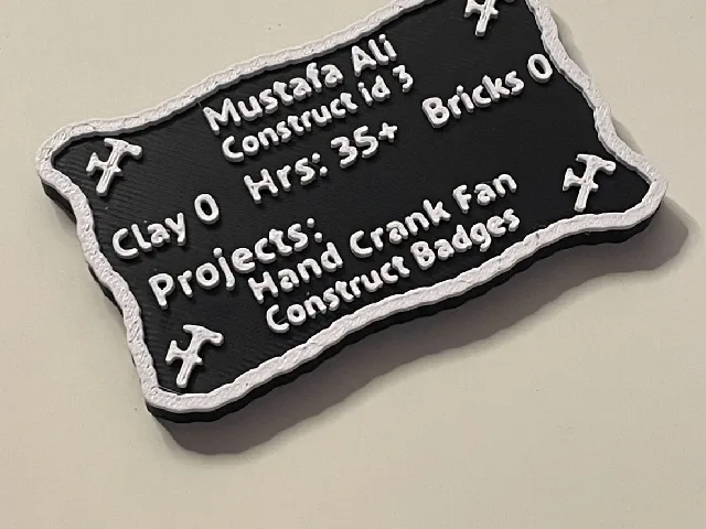 Construct Badge