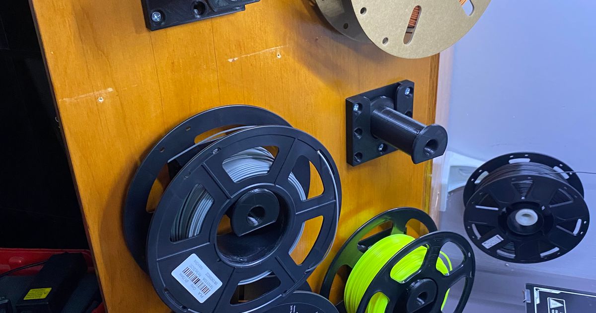 Shorter spool holder by KaijuL | Download free STL model | Printables.com