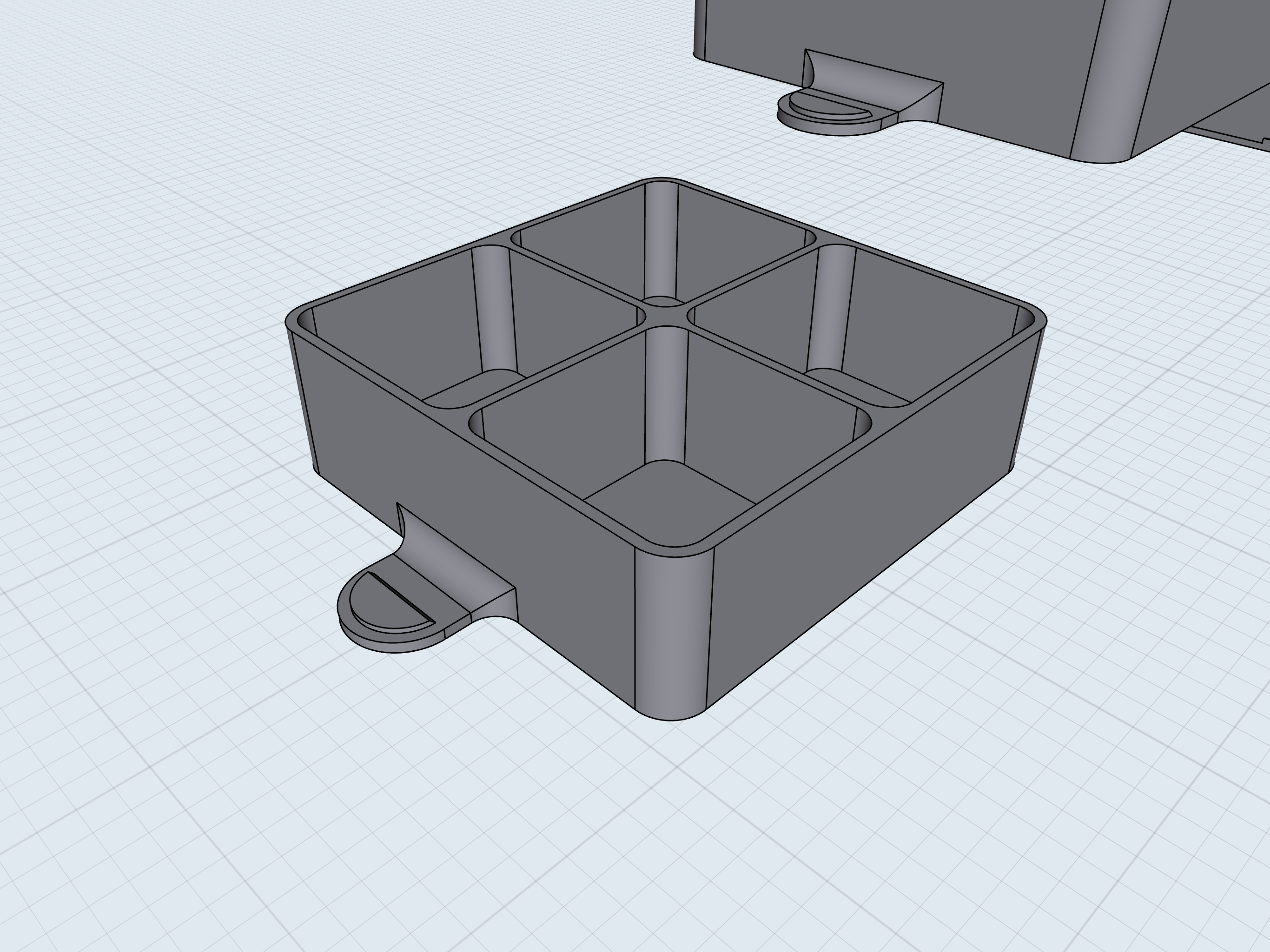 Miniatura 3 do modelo 3D Simple Stackable Storage Container