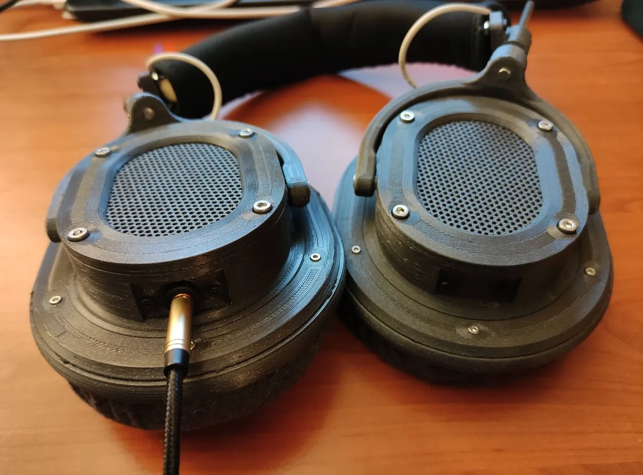 【YOURNUS】Headphone Printing Half Sleeve Custom 3D printed headphones with angled 50mm drivers