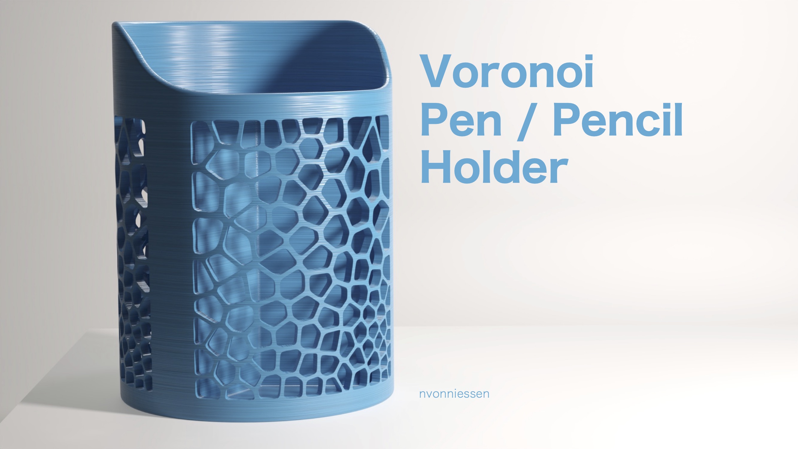 Voronoi Pen/Pencil Holder