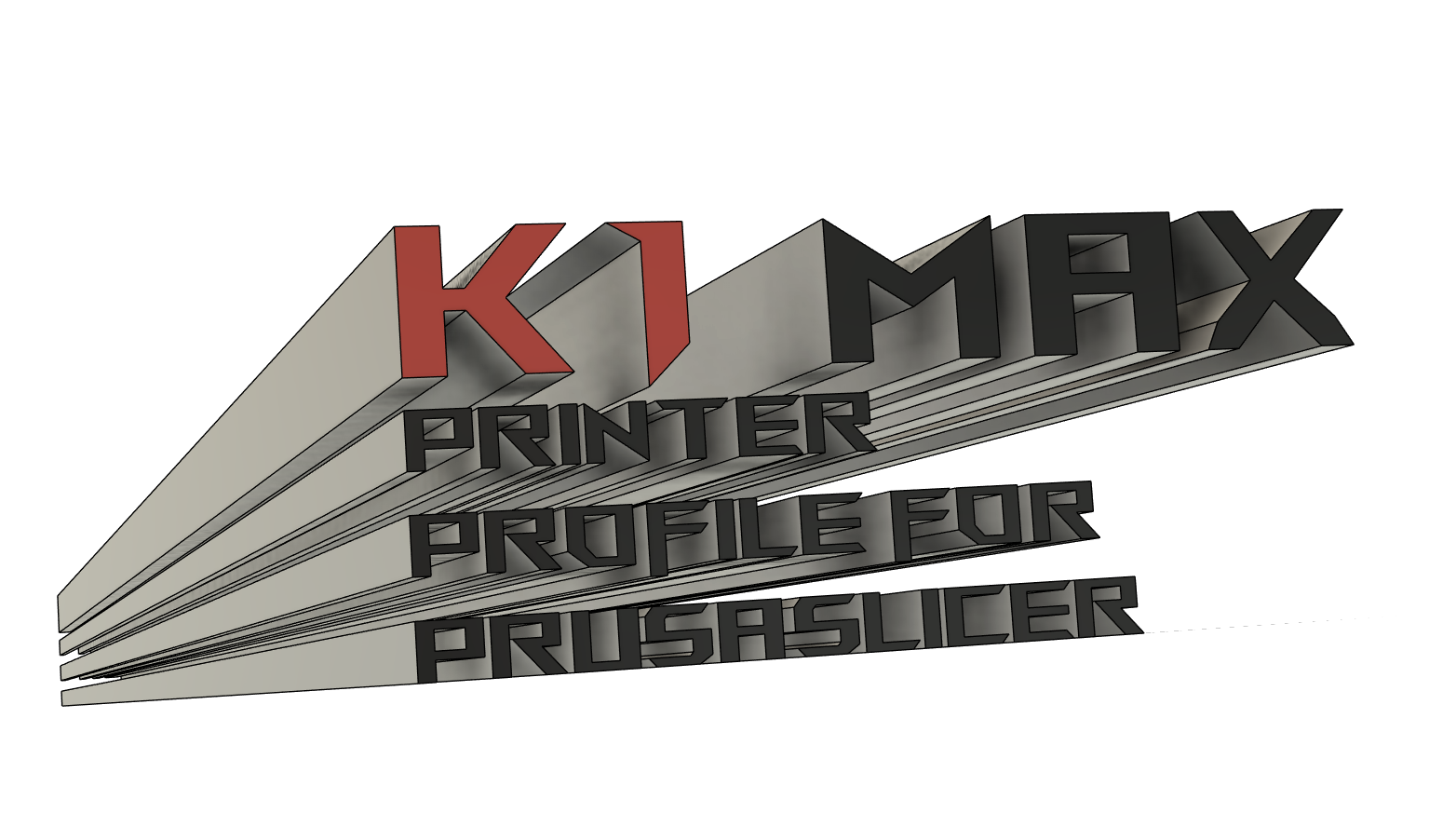Creality K1 Max profile for Prusaslicer