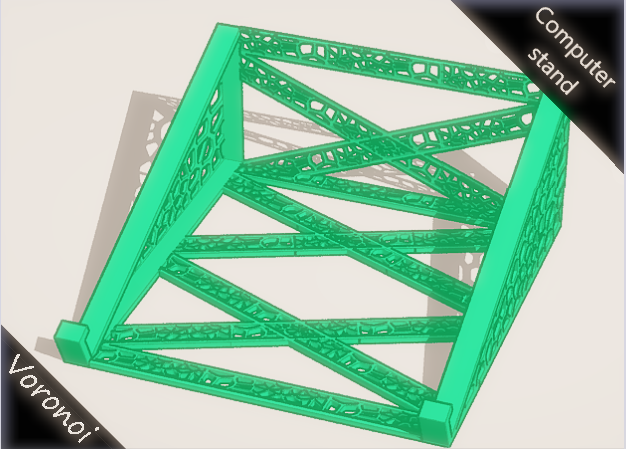 Voronoi laptop stand