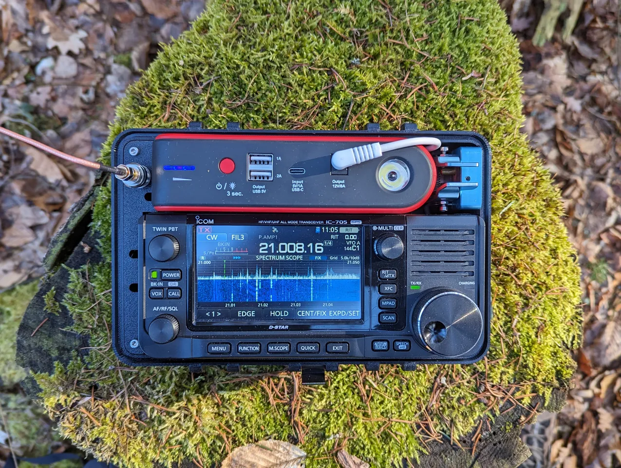 Icom IC-705 survival rugged box (size S) by OK1HRA | Download free 