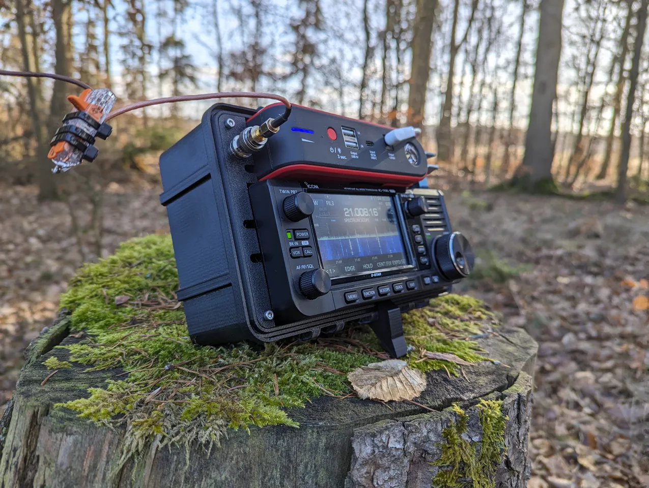 Icom IC-705 survival rugged box (size S) by OK1HRA | Download free 