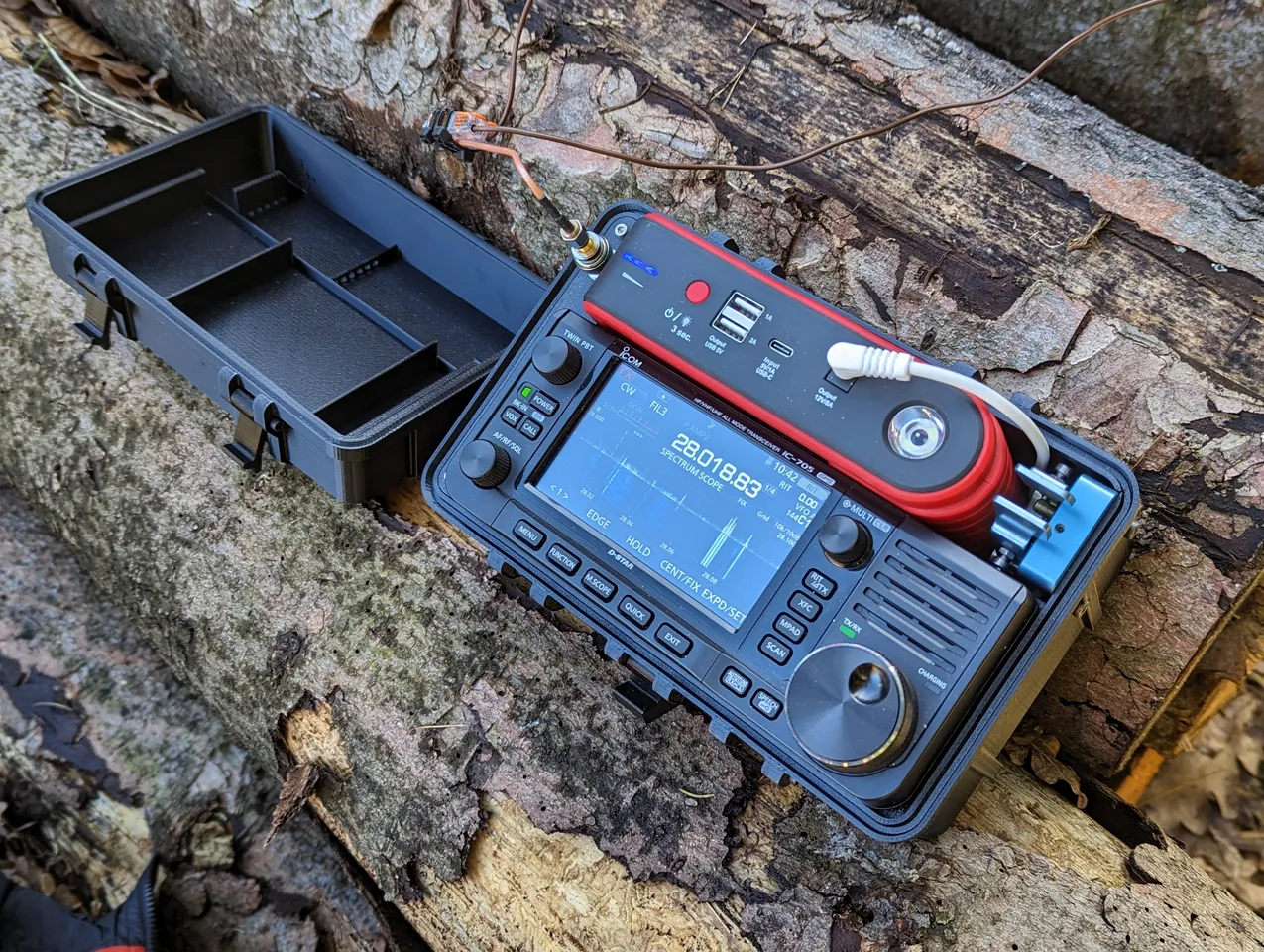 Icom IC-705 survival rugged box (size S) by OK1HRA