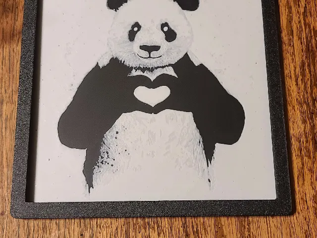 Frame for panda hueforge