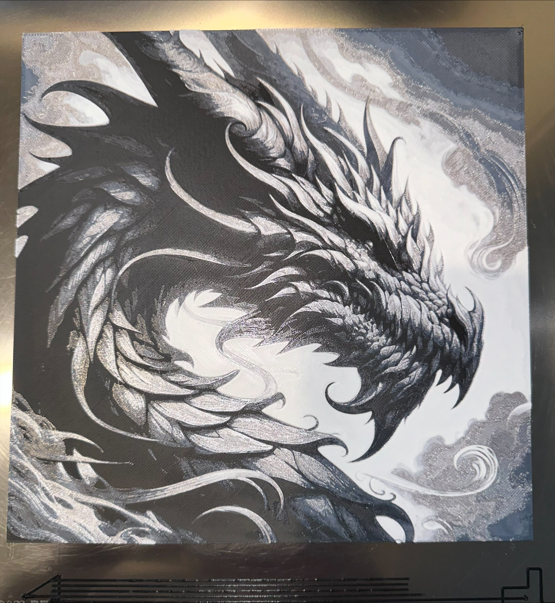 HueForge Dragon Head