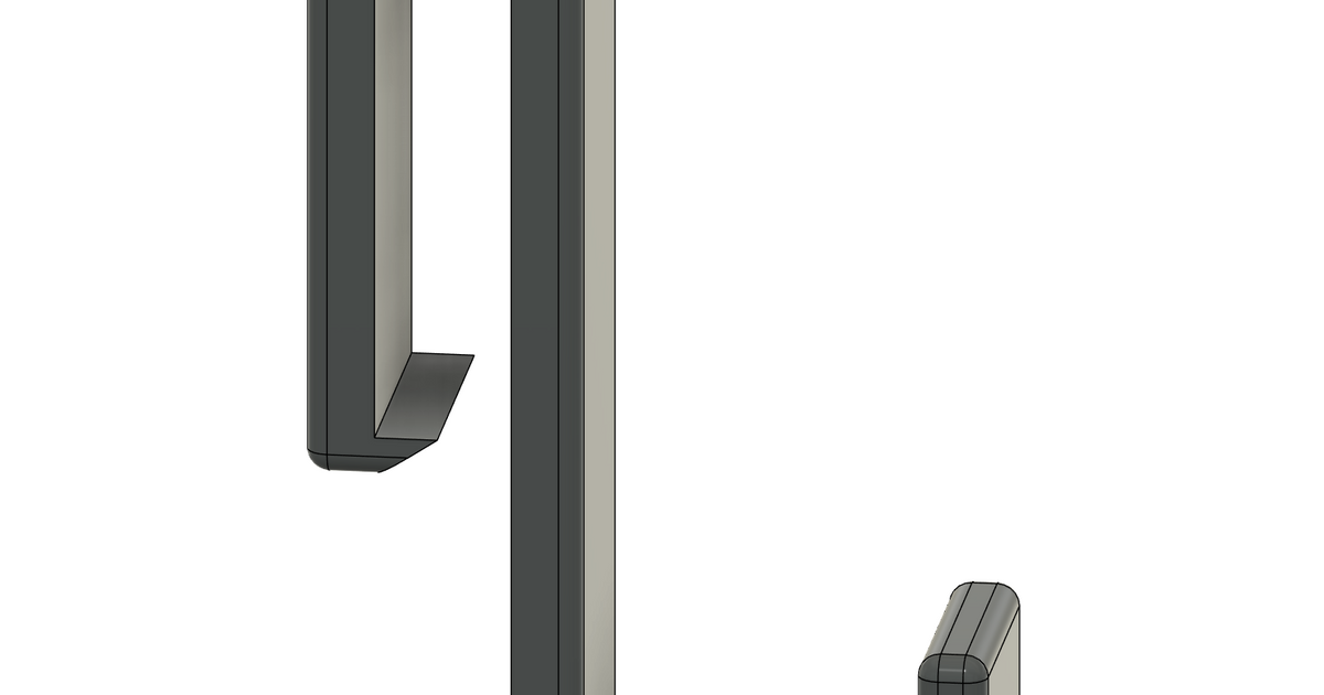 IKEA Skogsviken Hook for Towel Rail by Tobbotronic Download free STL