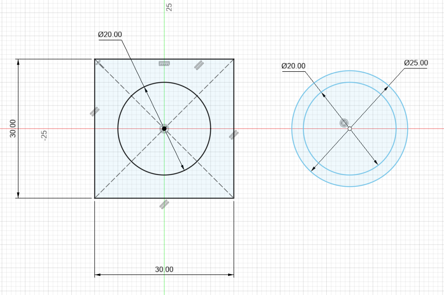 Horizontal hole expansion calibration