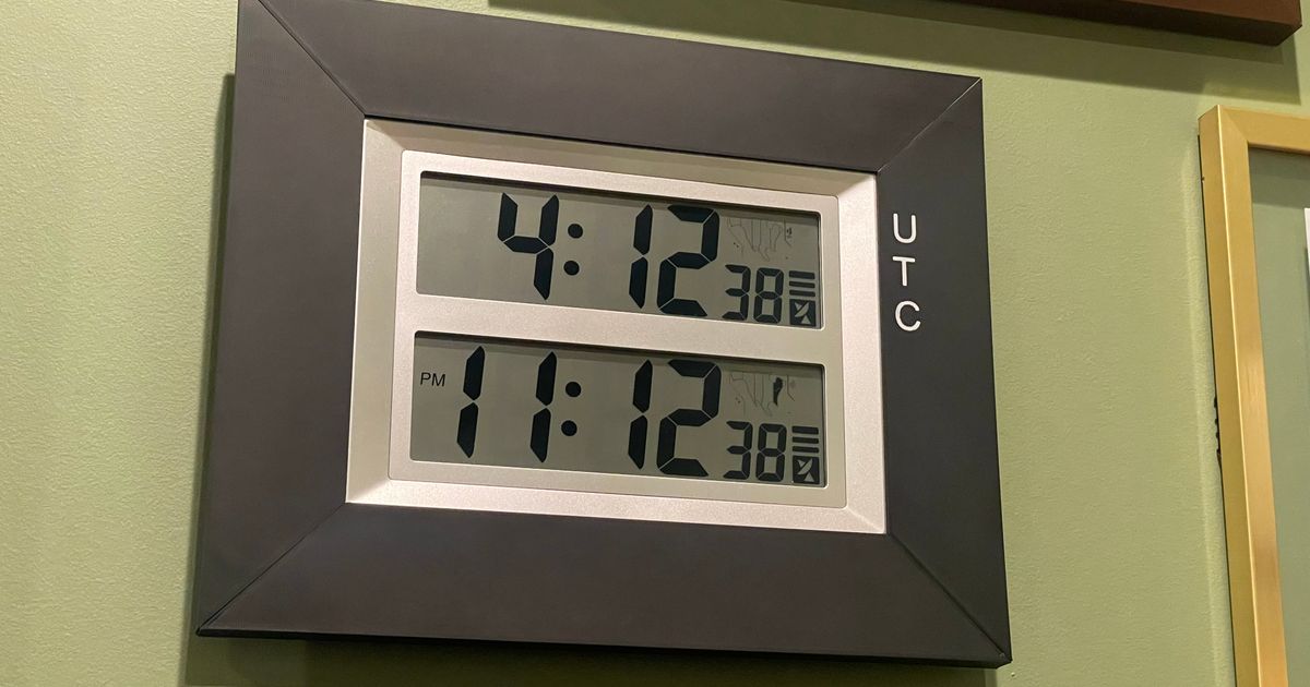 Ham radio UTC clock frame by Dimitrivich Download free STL model