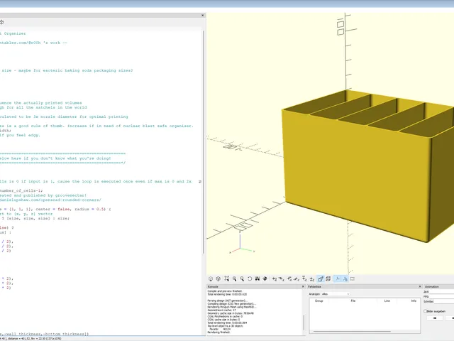 Parametric Kitchen Packet Organizer
