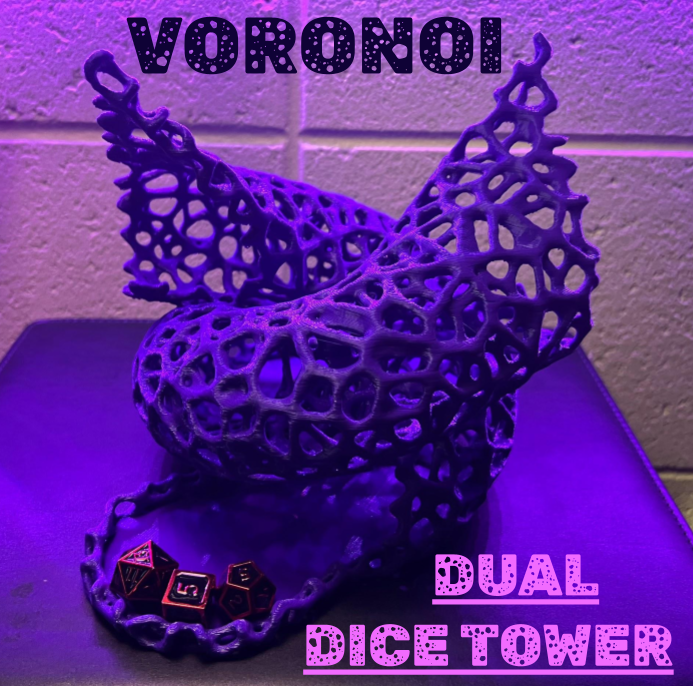 Dual Voronoi Dice Tower