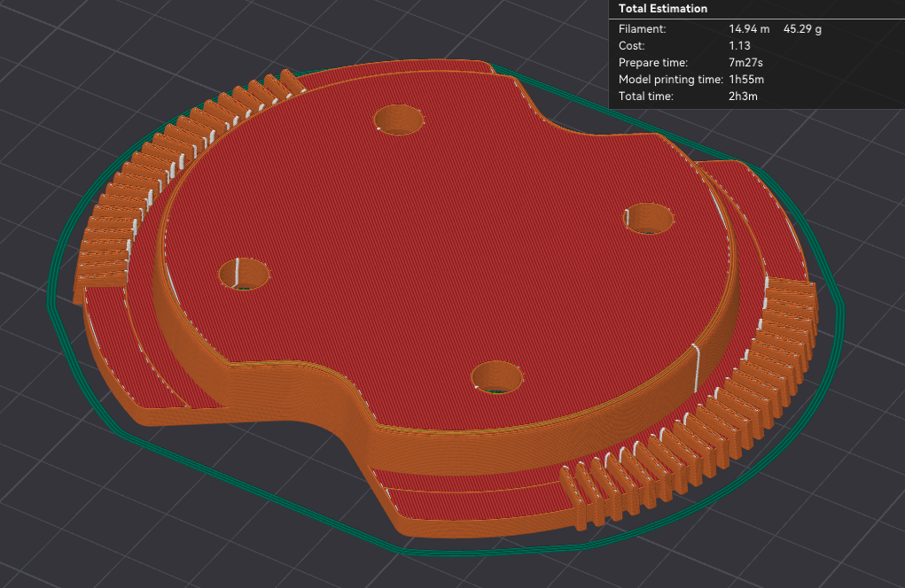 Snowboard binding plate by AAAhmed Download free STL model