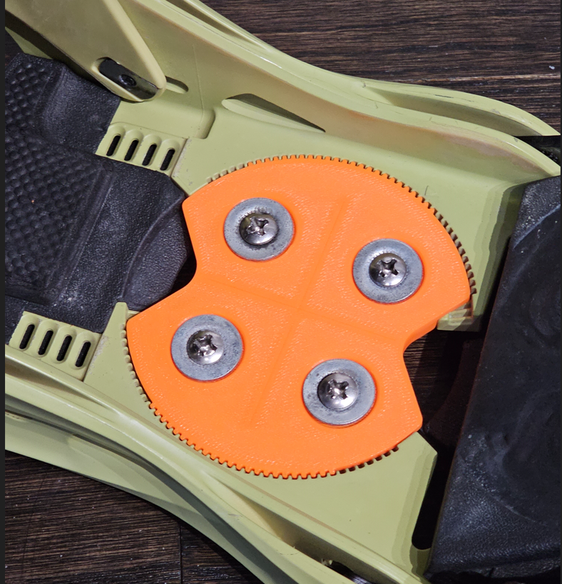 Snowboard binding plate by AAAhmed Download free STL model