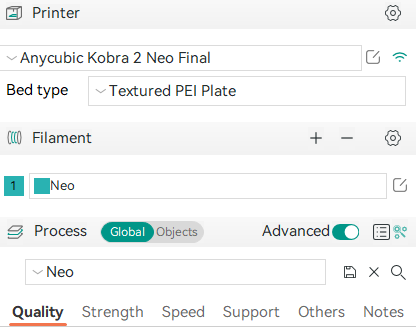 Anycubic Kobra 2 Neo Orca Slicer Profile